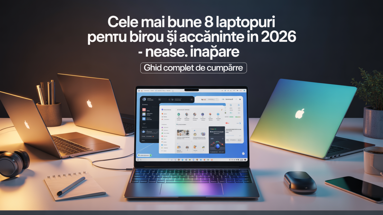 Cele mai bune 8 laptopuri pentru birou și acasă în 2026 – Ghid complet de cumpărare