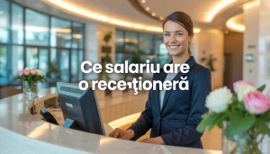 Ce salariu are o recepționeră în 2026? (Net și Brut – Hotel, Clinică, Firmă, Spa)