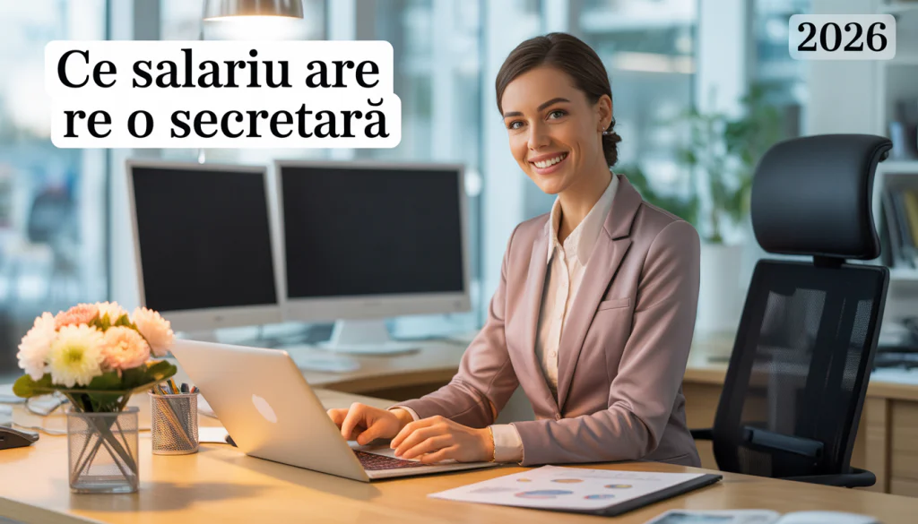 Ce salariu are o secretară în 2026? (Net și Brut – Firma, Clinică, Notariat, Contabil)