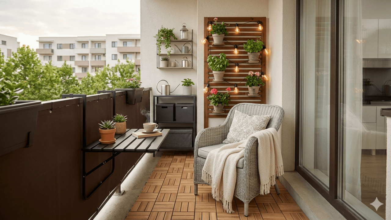 Cum să îți amenajezi balconul sau terasa mică în 2026 – idei practice și ieftine